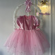 Rochie printesa Pearls Pink Annya