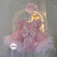 Rochie fete Pink Annya Baby