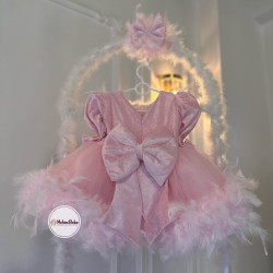 Rochie fete Pink Annya Baby