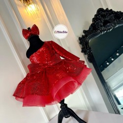 Rochie printesa Red Luxury