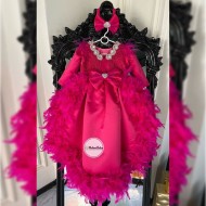 Rochie fete Rafaella Fucsia