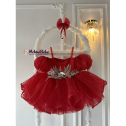 Rochie printesa Red Cataleya