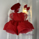 Set rochie fete Red Princess