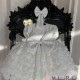 Rochie printesa White Roses
