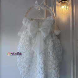 Rochie printesa White Roses Princess