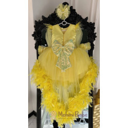 Rochie printesa Yellow New Blanche
