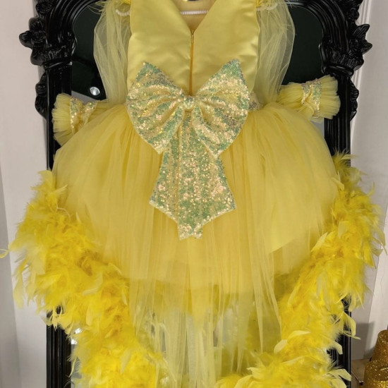 Rochie printesa Yellow New Blanche