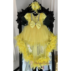Rochie printesa Yellow Niomie Angel