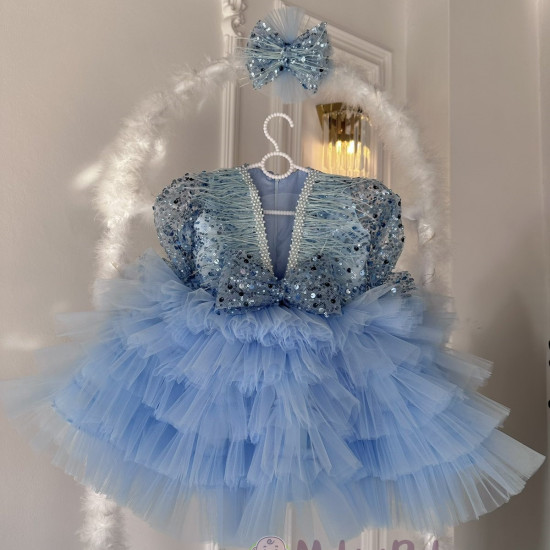 Rochie printesa Magic Blue