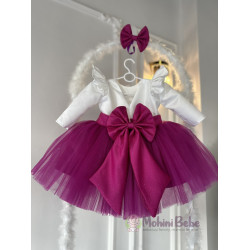 Rochie fete Celia Fucsia