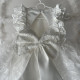 Rochie printesa White Lace Roses