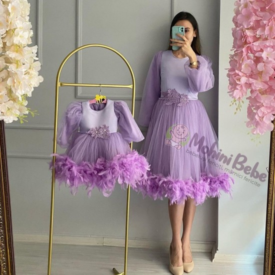 Set mama-fiica PURPLE DOWNS