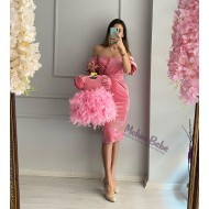 Set mama-fiica PINK VELVET