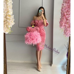 Set mama-fiica PINK VELVET