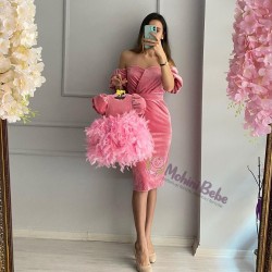 Set mama-fiica PINK VELVET