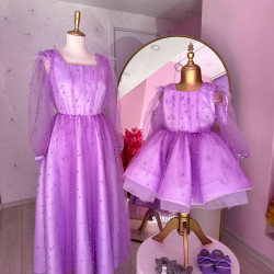Rochii elegante mama-fiica New Lilac Ingrid