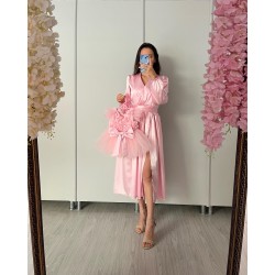 Set mama-fiica PINK SILK