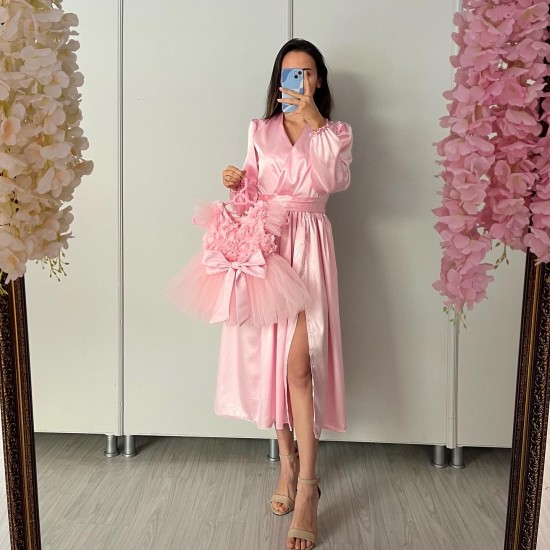 Set mama-fiica PINK SILK