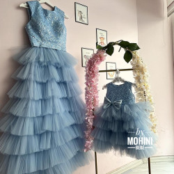 Set mama-fiica Baby Blue Dresses