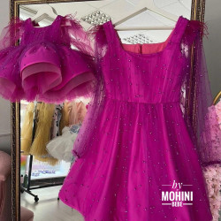 Set mama-fiica Fuchsia Cerise