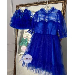 Set mama-fiica BLUE SHINY 