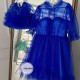 Set mama-fiica BLUE SHINY 