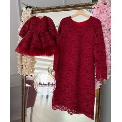 Set mama-fiica HARMONY BORDO