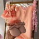 Set mama-fiica PEACH DRESS