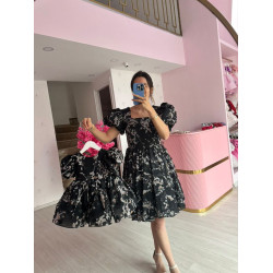 Set rochii mama-fiica Black Primavera