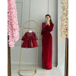 Set mama-fiica RED VELVET