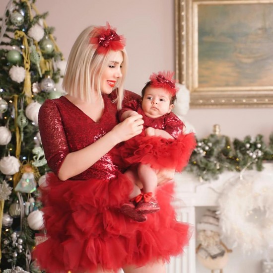 Set mama-fiica ALL RED 