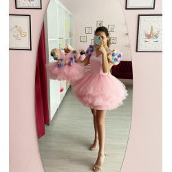 Set mama-fiica PINK FLOWERS