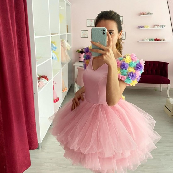 Set mama-fiica PINK FLOWERS