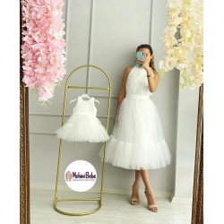 Set mama-fiica WHITE SNOW