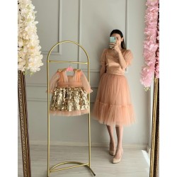 Set mama-fiica GOLD SPARKLES