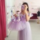 Set mama-fiica PURPLE FLOWERS