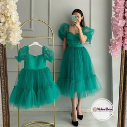 Set mama-fiica CUTE GREEN