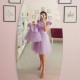 Set mama-fiica PURPLE PAMPON