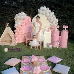 Set mama-fiica ALL WHITE