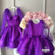 Set rochii mov mama fiica New Purple Pearls