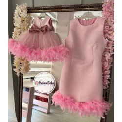 Set mama-fiica PINKY DOWNS