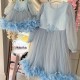 Set mama-fiica LIGHT BLUE