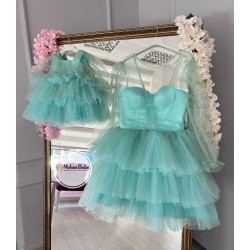 Set mama-fiica Outstanding Turcoaz