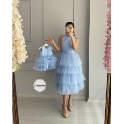 Set mama-fiica BLUE DRESSES