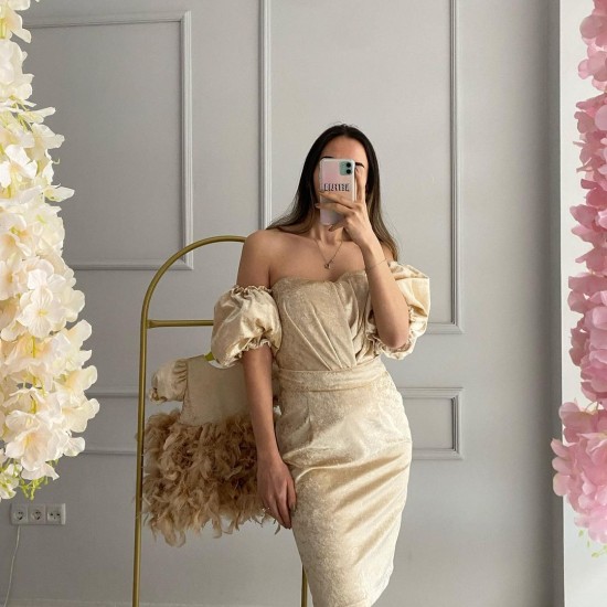 Set mama-fiica GOLD VELVET