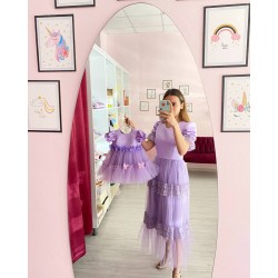 Set mama-fiica SIMPLE PURPLE