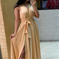Rochie de seara Satin Gold
