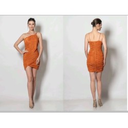 Rochie de ocazie ORANGE CURLY