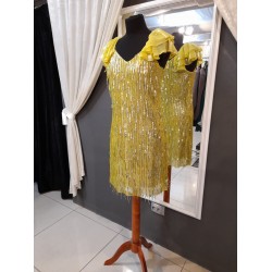 Rochie de ocazie YELLOW SPARKLES