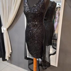Rochie de ocazie BLACK SPARKLES